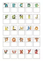 Vorschau - Fördermaterial/Inklusion - Alphabet Klettmappe ab 3 Jahren – Buchstaben zuordnen | Kita, Vorschule | vierfach differenziert - Seite 1
