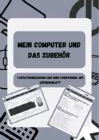 Vorschau - Arbeitsblätter - Mein Computer und das Zubehör - Deckblatt
