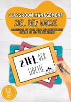 Vorschau - Poster - 🎯 Ziel der Woche - Classroom Management 🏁 über 20 Ziele - Deckblatt