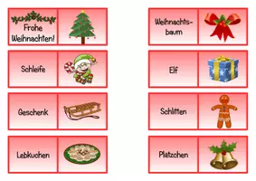 Vorschau - Stationenlernen - Domino Weihnachten - Seite 1