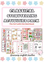 Vista previa - Manualidades / Dibujos para colorear - CLASSICAL STORYTELLING ACTIVITIES: THE GIRL WITH THE RED HOOD - Portada