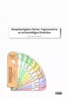 Vorschau - Merkblätter - Beispielaufgabenfächer Trigonometrie am rechtwinkligen Dreieck - Deckblatt