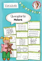 Vorschau - Arbeitsblätter - Motorik Vorschule | Übungskartei Feinmotorik Kita - Deckblatt