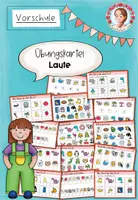 Vorschau - Arbeitsblätter - Anlaute Vorschule | Laute hören Übungskartei Kita - Deckblatt