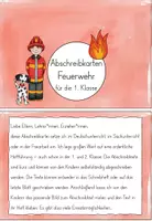 Vorschau - Arbeitsblätter - Abschreibkarten Feuerwehr | Berufe Grundschule Klasse 1-2 - Seite 3