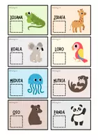 Vista previa - Refuerzo / NEE / Materiales de apoyo - El abecedario - animales - página 2