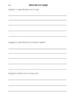 Vorschau - Arbeitsblätter - Einstieg zum Thema Angst und Mut - Deckblatt