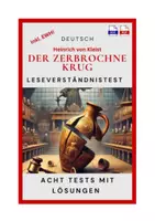 Vorschau - Arbeitsblätter - Acht Leseverständnistests zu "Der zerbrochne Krug" - Heinrich von Kleist - Acht Tests mit Lösungen mit Textbelegen - Seite 1