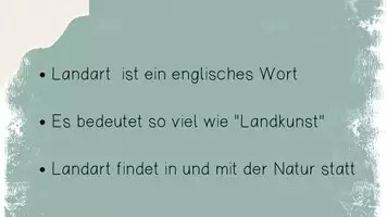 Vorschau - Präsentationen/Tafelbilder - Landart - Präsentation zur Einführung - Seite 2