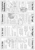 Vorschau - Arbeitsblätter - 7 herbstliche Meditationen / Herbst - Minibuch + A4 Seiten - Seite 2