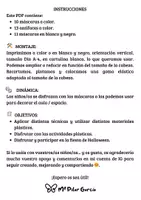 Vista previa - Manualidades / Dibujos para colorear - MÁSCARAS Y ANTIFACES HALLOWEEN - página 2