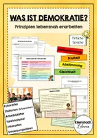 Vorschau - Stundenentwürfe - Was ist Demokratie? (Prinzipien lebensnah erarbeiten) - Deckblatt