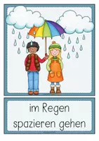 Vorschau - Fördermaterial/Inklusion - Wort- und Bildkarten Tätigkeiten im Herbst - Seite 2