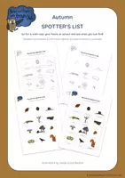 Προεπισκόπηση - Φύλλα εργασίας - Brown Owl's Autumn - Spotter's List - Εξώφυλλο