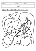 Vorschau - Arbeitsblätter - Visuelle Wahrnehmung mit Obst: Form, Schatten & Hälften - Seite 2