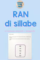 anteprima - Esercizi - RAN DI SILLABE: 90 pagine! - Pagina di copertina