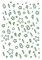 Vorschau - Mal- und Bastelvorlagen - Weihnachtliches Geschenkpapier zum Ausmalen - Seite 3