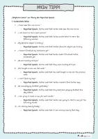 Vorschau - Arbeitsblätter - Let's practice! Reported speech - telephone game - Seite 1