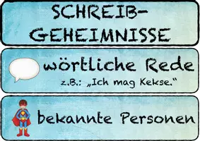 Vorschau - Präsentationen/Tafelbilder - Schreibwerkstatt: Schreibgeheimnisse Tafelmaterial - Seite 3