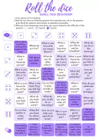 Vorschau - Unterrichtsreihen - Roll the Dice - Small Talk (Beginner Level) - Seite 1
