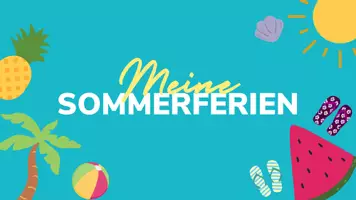 Vorschau - Aufgabenkarten - Meine Sommerferien-Redeanlässe - Seite 1