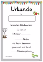 Vorschau - Anderer Materialtyp - Urkunden - Leseraupe, Bücherwurm - Seite 2