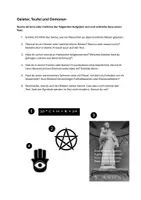 Vorschau - Arbeitsblätter - Geister, Teufel und Dämonen -Leseverständnis, Schreiben - Seite 2