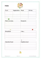Vorschau - Arbeitsblätter - Food words - Seite 1