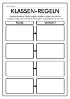 Vorschau - Arbeitsblätter - Klassenregeln erarbeiten Think Pair Share - Seite 2