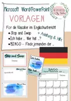 Vorschau - Spiele - Vorlagen Spiele - Ich habe... Wer hat...? // BINGO - Finde jemanden der ... // Stop and Swap #bestoflmp2019 - Deckblatt