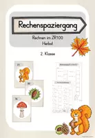 Vorschau - Arbeitsblätter - Rechenspaziergang Zahlenraum 100 (Addition/Subtraktion) - Deckblatt