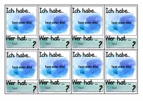 Vorschau - Spiele - Vorlagen Spiele - Ich habe... Wer hat...? // BINGO - Finde jemanden der ... // Stop and Swap #bestoflmp2019 - Seite 2