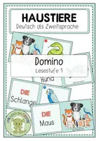 Vorschau - Spiele - HAUSTIERE Domino - Deckblatt
