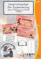 Vorschau - Stundenentwürfe - Der Zauberlehrling Gedicht und Lied Junge Dichter und Denker - Deckblatt