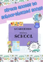 Vista previa - Tarjetas / Manipulativos - School songs - Portada