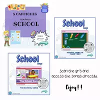 Vista previa - Tarjetas / Manipulativos - School songs - página 3