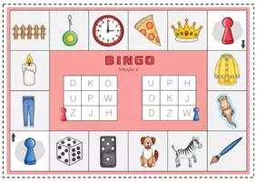 Vorschau - Spiele - Bingo Brettspiele: Anlaute lesen (Deutsch 1. Klasse) - Seite 3