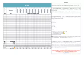 Vorschau - Unterrichtsreihen - Digitale Klassen-Noten-Liste für den Sportunterricht - Seite 2