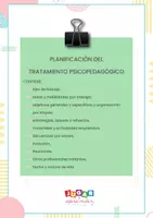 Vista previa - Para docentes: organización, planificación y formación - Planificación de tratamientos psicopedagógicos - Portada