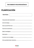 Vista previa - Para docentes: organización, planificación y formación - Planificación de tratamientos psicopedagógicos - página 1