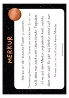 Vorschau - Merkblätter - Wissenskärtchen: Unsere Planeten - Seite 2