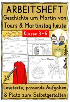 Vorschau - Stundenentwürfe - Sankt Martin Religion Klasse 3-6 Arbeitsheft - Deckblatt