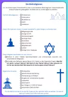 Vorschau - Klassenarbeiten - Portfolio zu den 5 Weltreligionen / Religion / Ethik (Klasse 7-10) - Seite 2