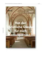 Vorschau - Unterrichtsreihen - Hat der christliche Glaube für mich Konsequenzen? - Unterrichtsreihe - Seite 1