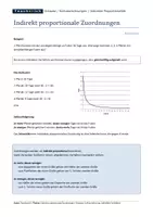 Vorschau - Arbeitsblätter - Dreisatz: Indirekt proportionale Zuordnungen - indirektes Verhältnis - Seite 1
