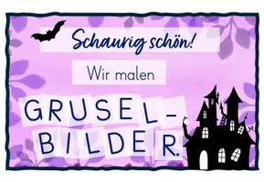 Vorschau - Unterrichtsreihen - Gruselbilder - Kunstunterricht Halloween Grundschule - Seite 3