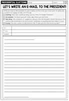 Vorschau - Arbeitsblätter - An E-Mail to the President - Writing Activity - Seite 1