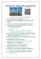 Vorschau - Arbeitsblätter - Fragen zum Film - Shanghai: Leben in der Mega-Stadt (Thema Asien) - Seite 2