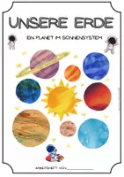 Vorschau - Anderer Materialtyp - Deckblatt Erde für den Erdkundeunterricht - Deckblatt