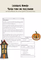Vorschau - Arbeitsblätter - Materialpaket Lesen 3/4 „Halloween und Herbst“ - Deckblatt